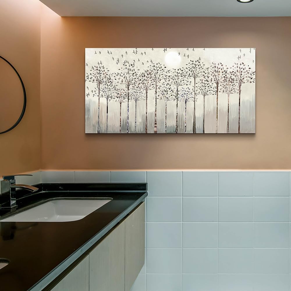 Framed Canvas Wall Art Large Wall Decorations Office Wall Decor Scenery Abstract Wall Paintings Pictures Artwork