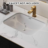 36" Modern Bathroom Vanity with Ceramic Sink