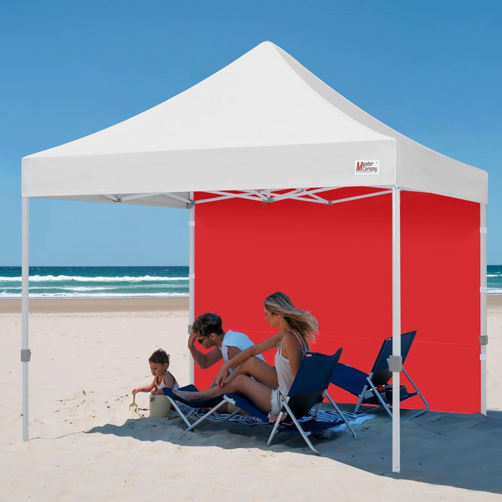 12x12 Pop Up Canopy Sidewall Only 1-Pack Red