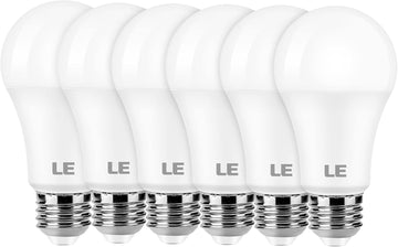 100W Equivalent LED Light Bulbs, 14W 1500 Lumens Daylight White 5000K Non-Dimmable, A19 E26 Standard Base, 10000 (Pack Of 6)