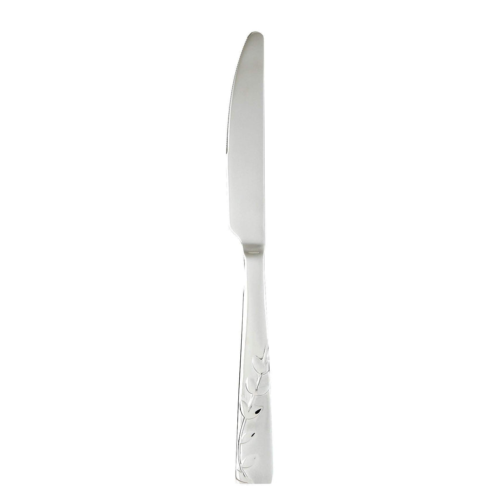 Silversmiths 268320R Blossom Sand 20-Piece Flatware Silverware Set, Service for 4, Stainless Steel, Includes