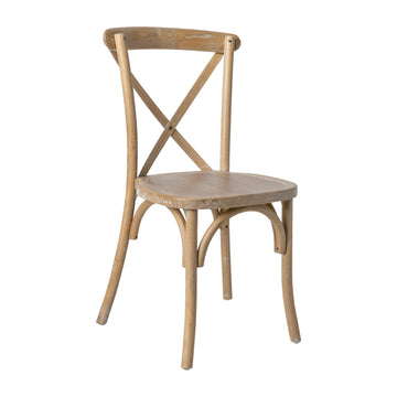 Wood X-Back Chair, Natural