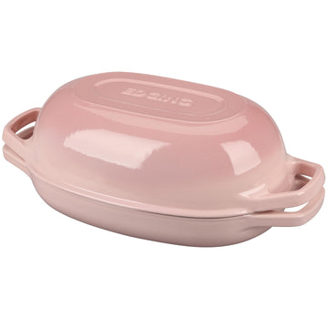 Enameled Cast Iron Oval Dutch Oven Pot with Lid, Dutch Oven for Sourdough Bread Baking, Bread Oven, Bread Dutch Oven