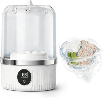Portable Washing Machine, Rechargeable Cordless Compact Travel Washers for camping, Underwear Washer Portable Washer