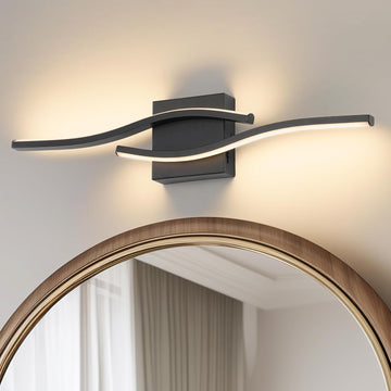 Vanity Light Lighting Fixtures Over Mirror Black | 23 Inch Vanity Lighting Dimmable 5CCT Modern Vanity Lights Bar Led