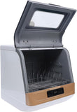 Portable Countertop Dishwasher for 4-6 Sets, Compact Mini Dish Washer with 8L Water Consumption