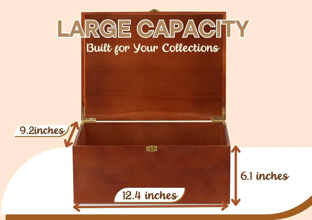 Keepsake Box Tree of Life Gifts for Women, Wooden Storage Boxes, Decorative Organizer with Lid for Memory Treasure