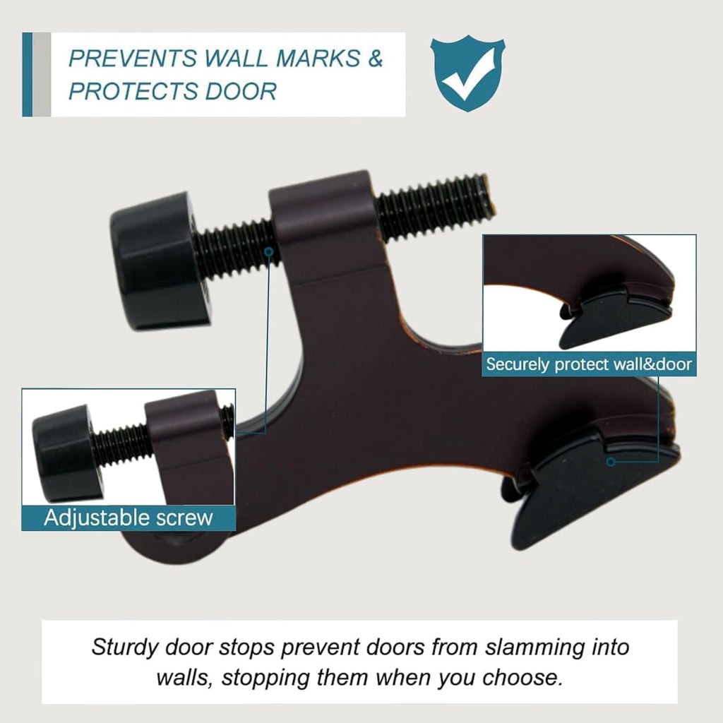 12 Pack Hinge Pin Oil Rubbed Bronze Door Stopper - Door Hinge