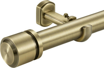 1 1/8 Inch Diameter Curtain Rods, Telescoping Heavy Duty Large Drapery Rod with Adjustable