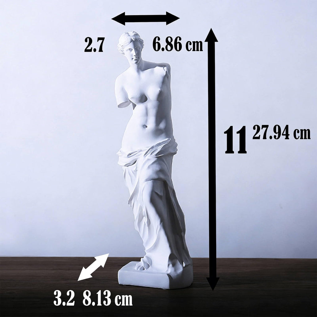 Venus de Milo Statue Tabletop Decoration Gift, Greek & Roman Mythology Classical Goddess Indoor Decor, Aphrodite