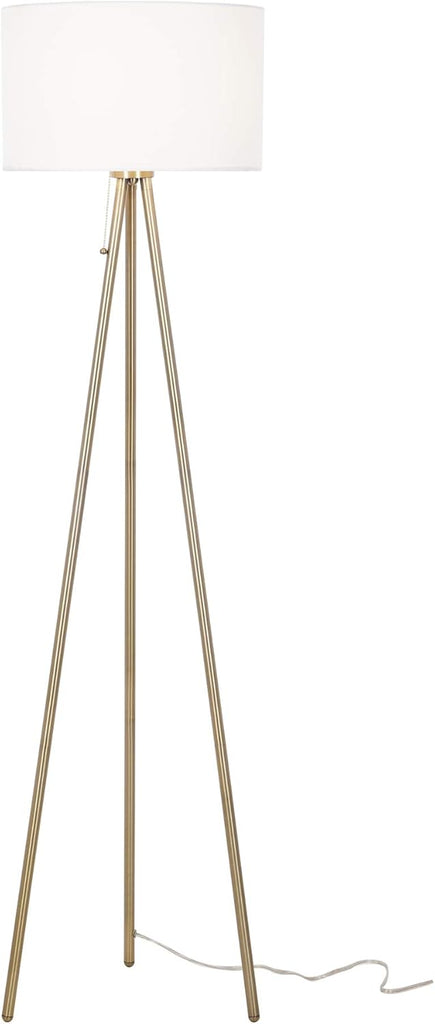 22965-000 Mid-Century Modern Tripod Floor Lamp, Standing Lamp, Living Room Floor Light, LED Bulb NOT Included, 61.25"