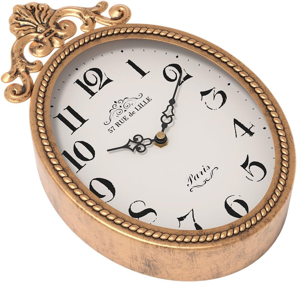 Abdurey Small French Retro Decorative Wall Clock