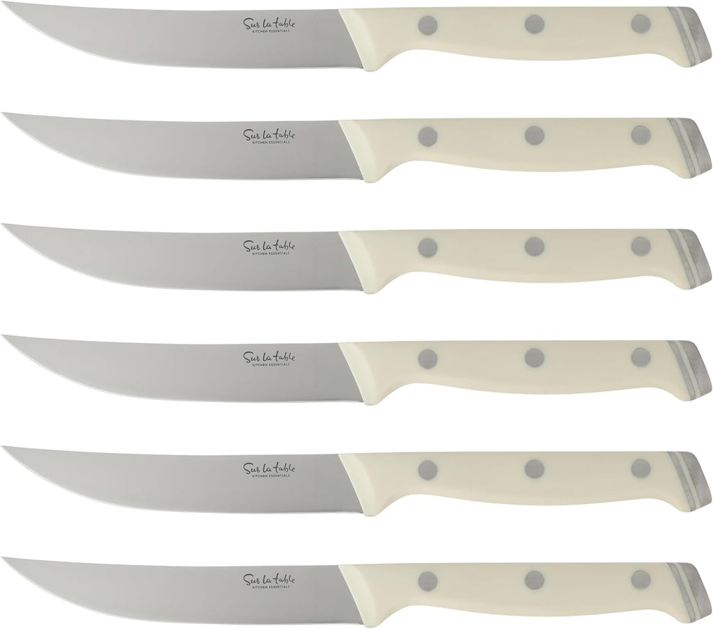 Kitchen Essentials Knife Set with Block, 14-Piece Forged German Steel Kitchen Knives, Beech Wood Block, Chef