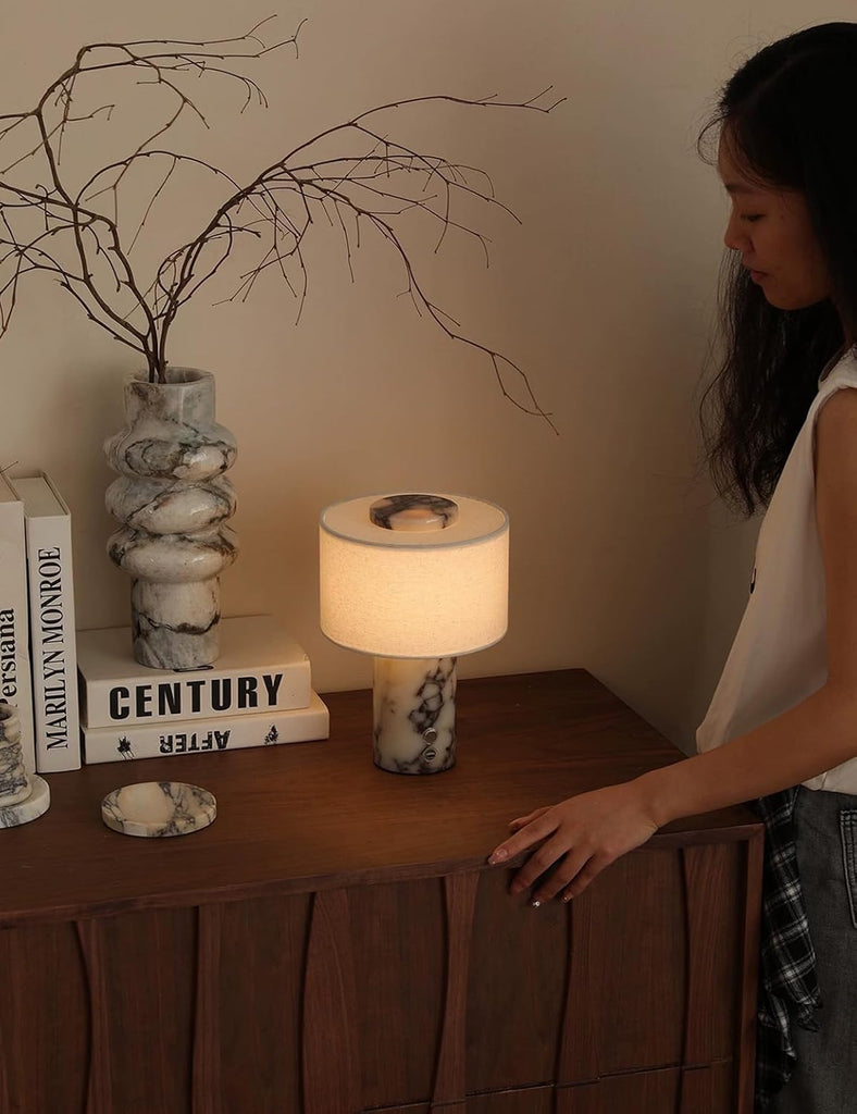 Marble Table Lamp, Natural Stone Lamps Collection