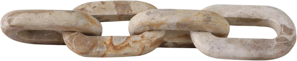Marble Sculpture Decorative Object - Accessories for Room Styling, for Shelf, Tabletop, and Console Placement, Modern