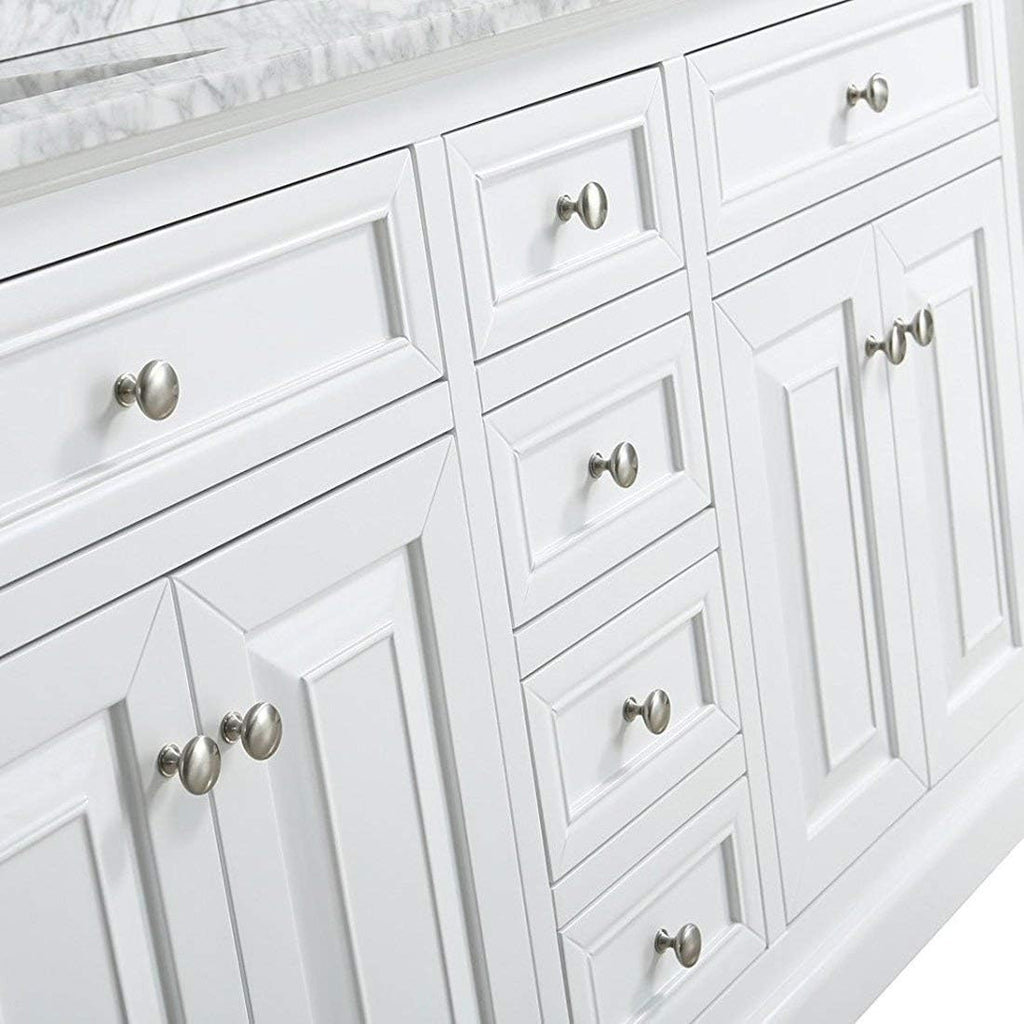 10 Pack Brushed Nickel Cabinet Knobs, Single Hole Dresser Pulls, Satin Nickel Knobs, Drawer Knobs, Silver Hardware for