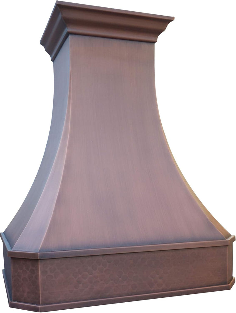 30 Inch Copper Range Hood Insert