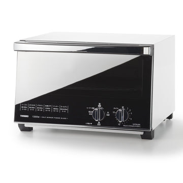 Mirror Glass Toaster Oven (WHITE)Japan Domestic genuine products: Ships from JAPAN: