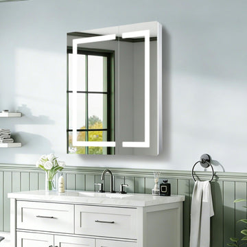 30x36 Lighted Medicine Cabinet with Mirror, DTC Soft-Close Hinges, Defog