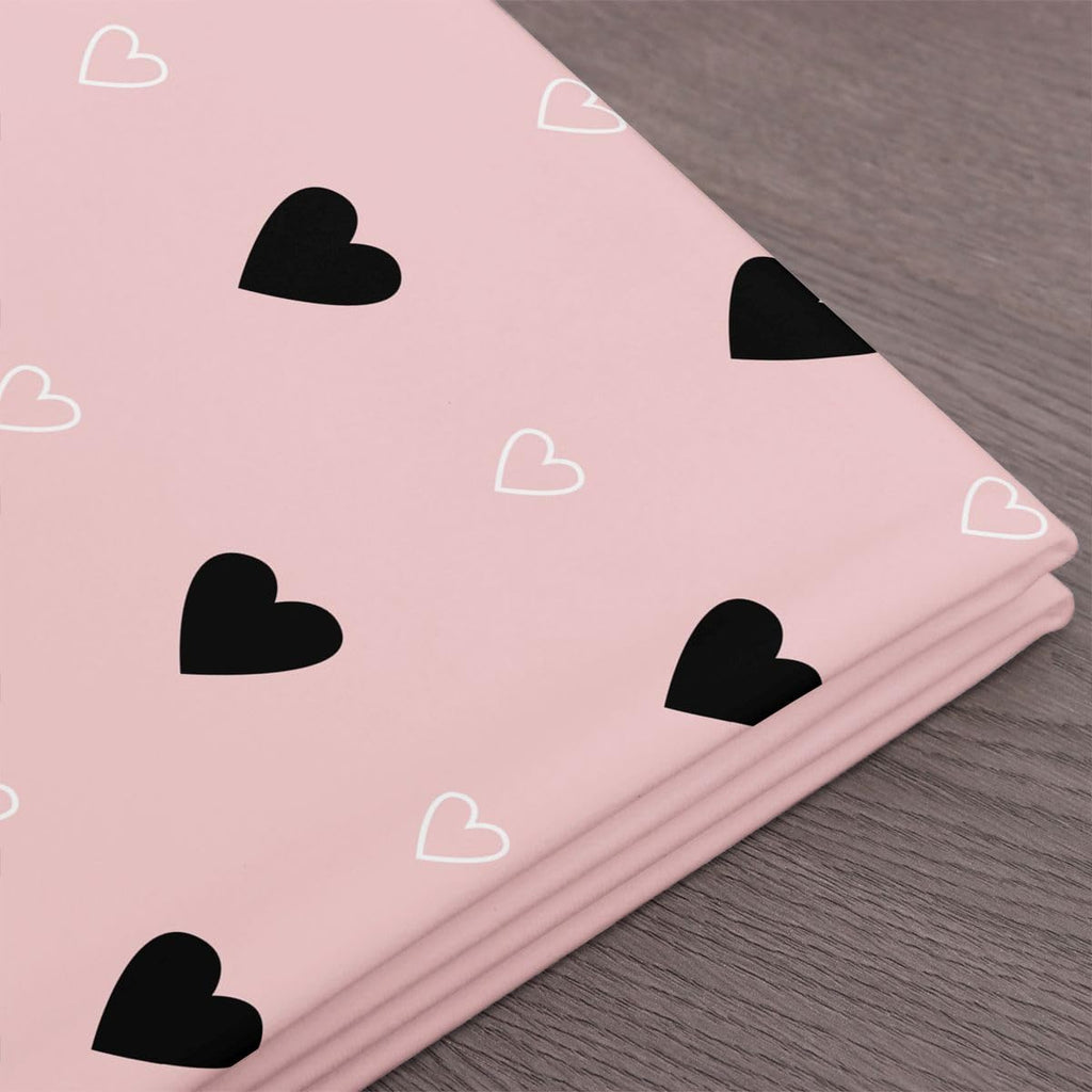 Cute Heart Pattern Fabric By the Yard, 5 Yards