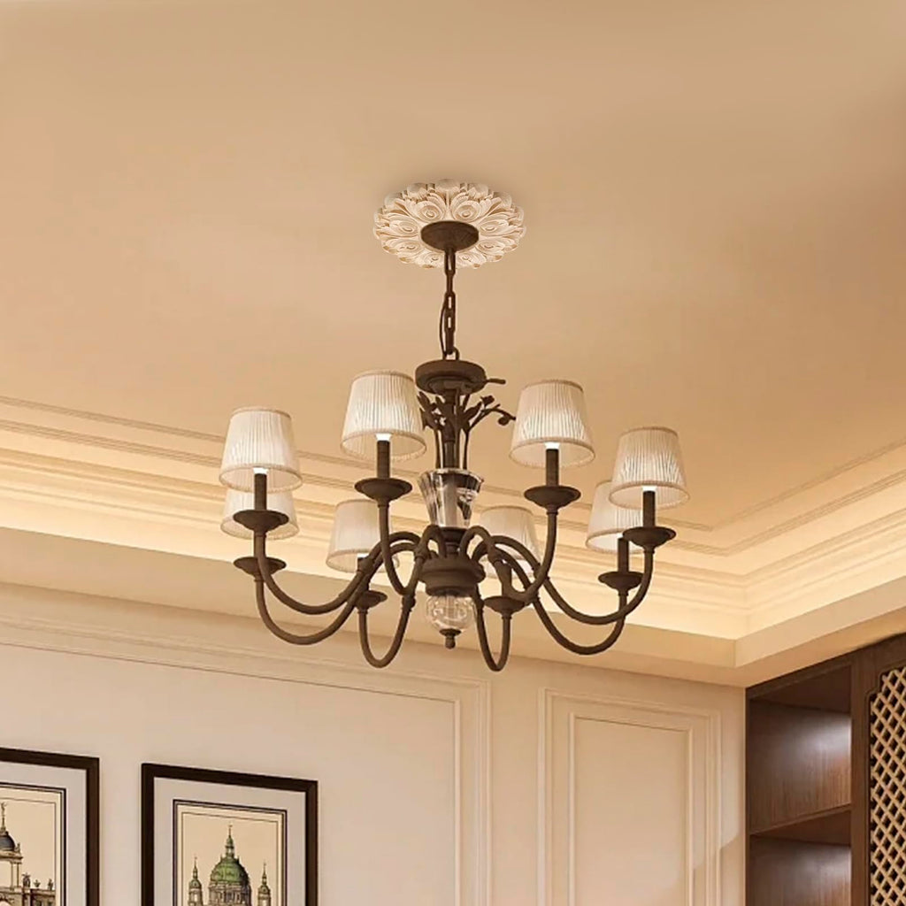 Ceiling Medallion,Home Lighting Ceiling Medallions Ring,1Pcs