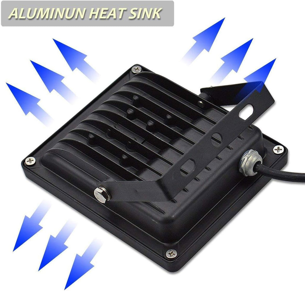 LED RGB Flood Light, 50W Outdoor Color Changing Lights with Remote Control, IP65 Waterproof Dimmable Wall Washer