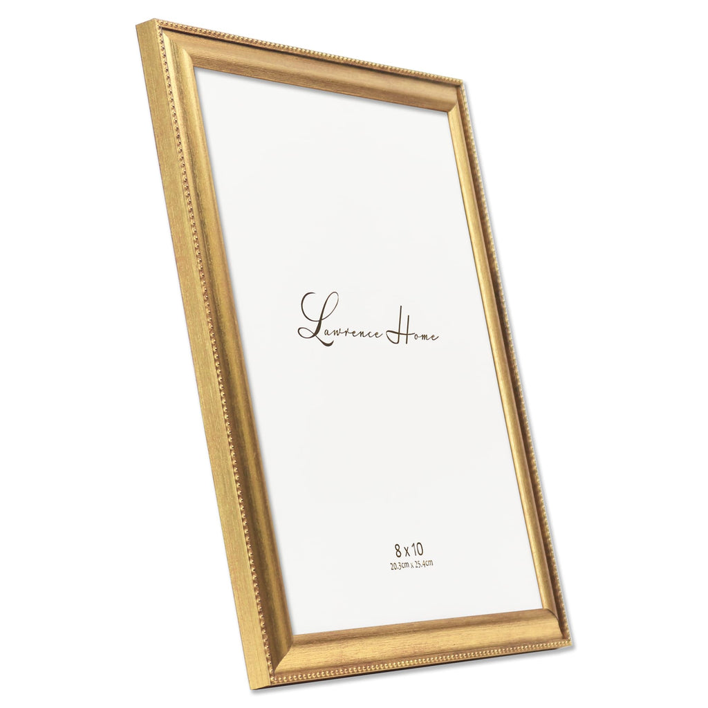 Classic Bead Picture Frame, 8x10, Gold