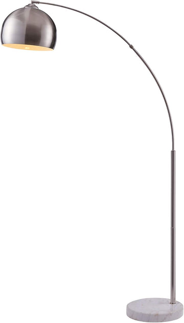Arquer 68.1" Arc Floor Lamps, Home Offices, Dining Rooms, Bedrooms with Faux White Marble Base and N
