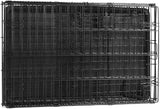 Portable, Foldable Metal Wire Dog Crate with Removable Tray, Single Door, Divider Panel, Quick Setup, 30 x 19 x 21 in