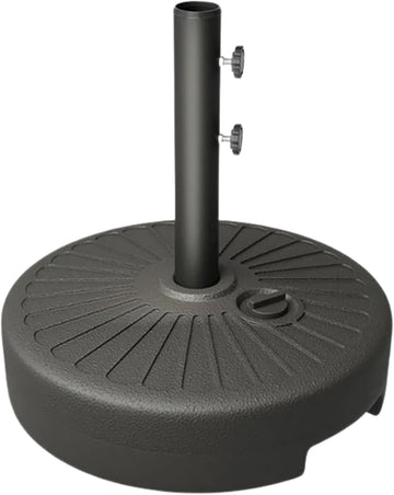 Umbrella Base Water Filled Stand 81.5lb Max Capacity Heavy Duty Patio Umbrella Base