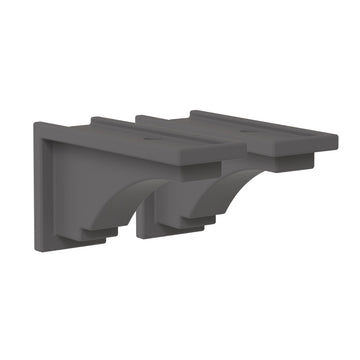 Fairfield Decorative Corbels, Graphite Grey, 2-Pack