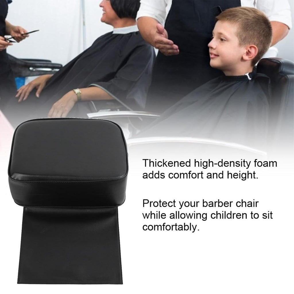 Salon Booster Seat Cushion, Children Leather Cushion Pads, Barber Booster Seat for Salon Styling Chair, Barber