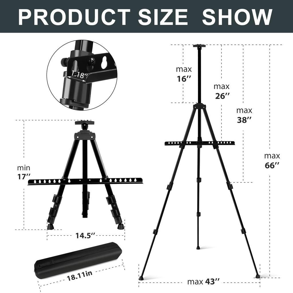 8 Pack Painting Display Easel Stand Portable Adjustable