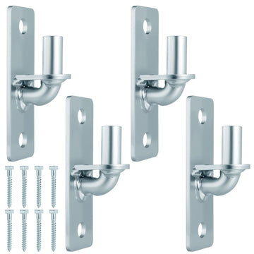 4 Pack Wall Mount Gate Hinges with 5/8" Pin Included Screws