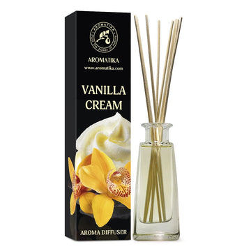 Vanilla Cream Aroma Diffuser 3.4 Fl Oz (100ml) - Reed Diffuser - Room Fragrance - Home Fragrance - Air Freshener