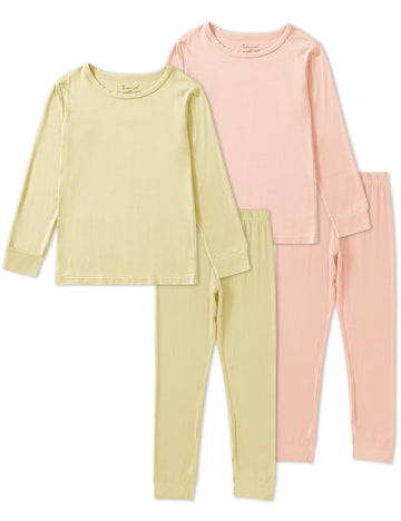 Boys Girls Pajama Sets Bamboo Viscose Toddler Sleepwear Kids Pjs