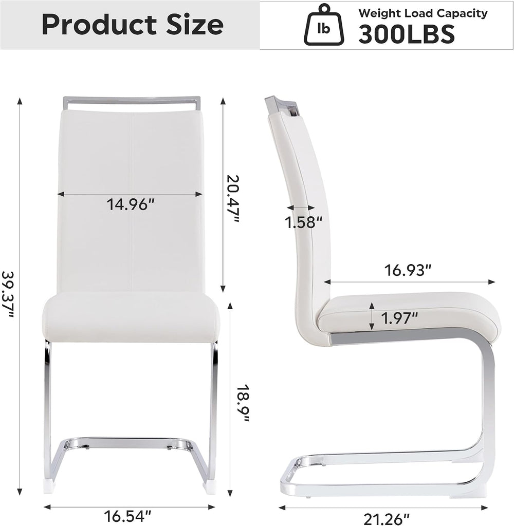 Modern Dining Chairs Set of 4, Side Dining Room Chairs