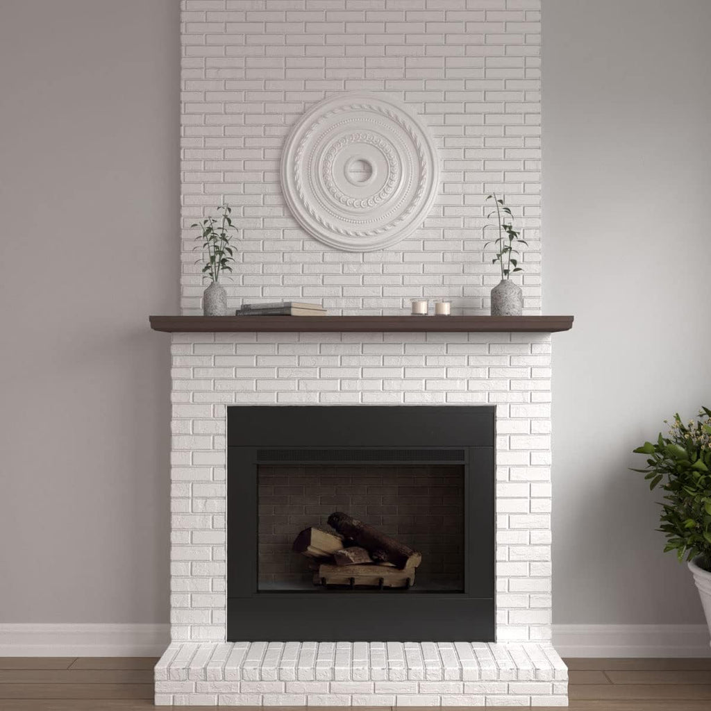 Cole Ceiling Medallion, 25 3/8"OD x 3 3/8"ID x 1 3/8"P (Fits Canopies up to 9 1/8"), Factory Primed