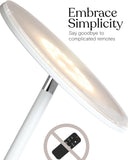 Sky LED Floor lamp, Torchiere Super Bright Floor Lamp Decor & Office - Dimmable, Tall Standing Lamp with Warm Light