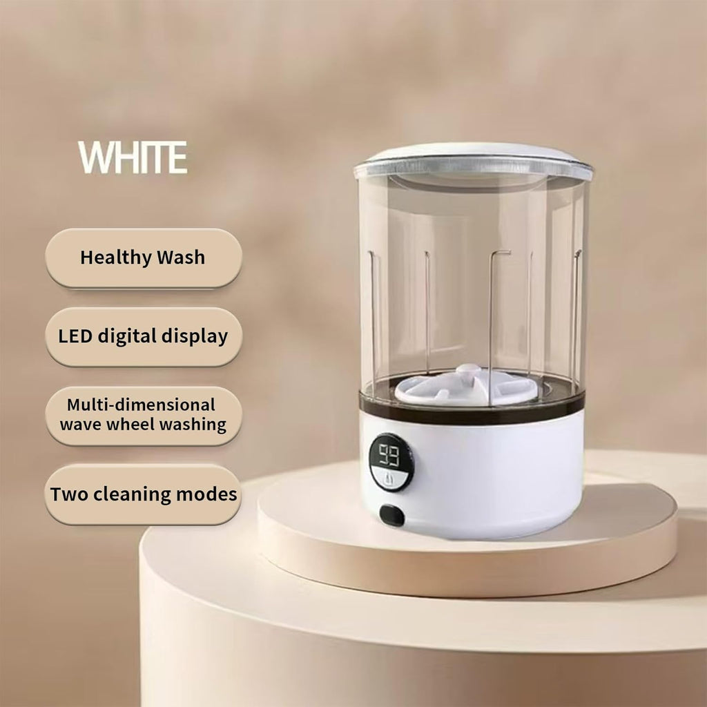 Portable Washing Machine, Mini Compact Single Tub Washer for Deep Clean Small Laundry
