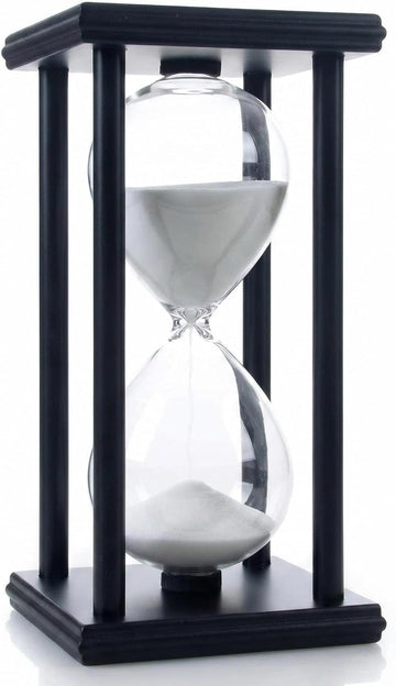 Hourglass Sand Timer 45 Minutes, Hour Glasses with Sand Decoration for Kids, Sand Clock Watch for Room Birthday Tea