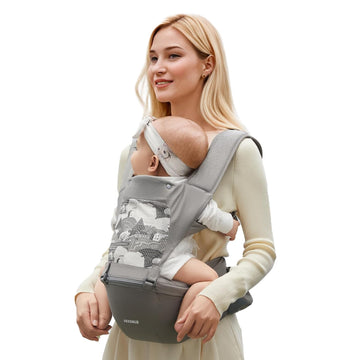 Carrier, in-1 Ergonomic Baby Carrier Newborn to Toddler, Safety-Certified Infant Toddler Carrier with Hip Seat