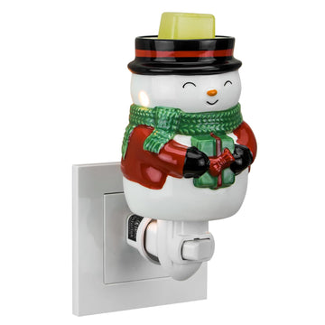 Plug in Wax Melt Warmer, Christmas Wax Warmer for Scented Christmas Gifts Decoration No Flame No Smoke No Soot with
