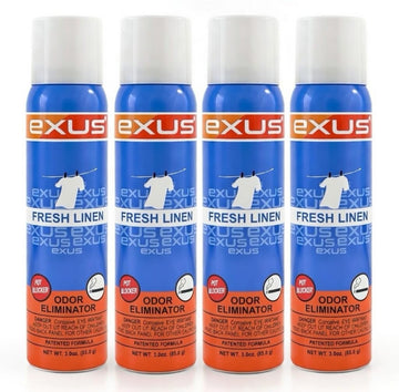Odor Eliminator & Air Freshener Spray 3.0 Oz. (Fresh Linen 4 pack)