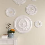 24"OD x 1 5/8"P Temple Ceiling Medallion (Fits Canopies up to 9 1/4")