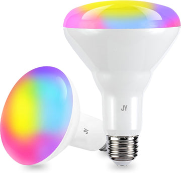 Smart BR30 Dimmable Color Changing LED Bulb White, Set of 2