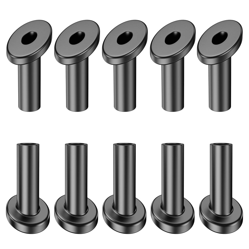 40Pack 25°-35° Black Cable Railing Angle Protector Sleeves