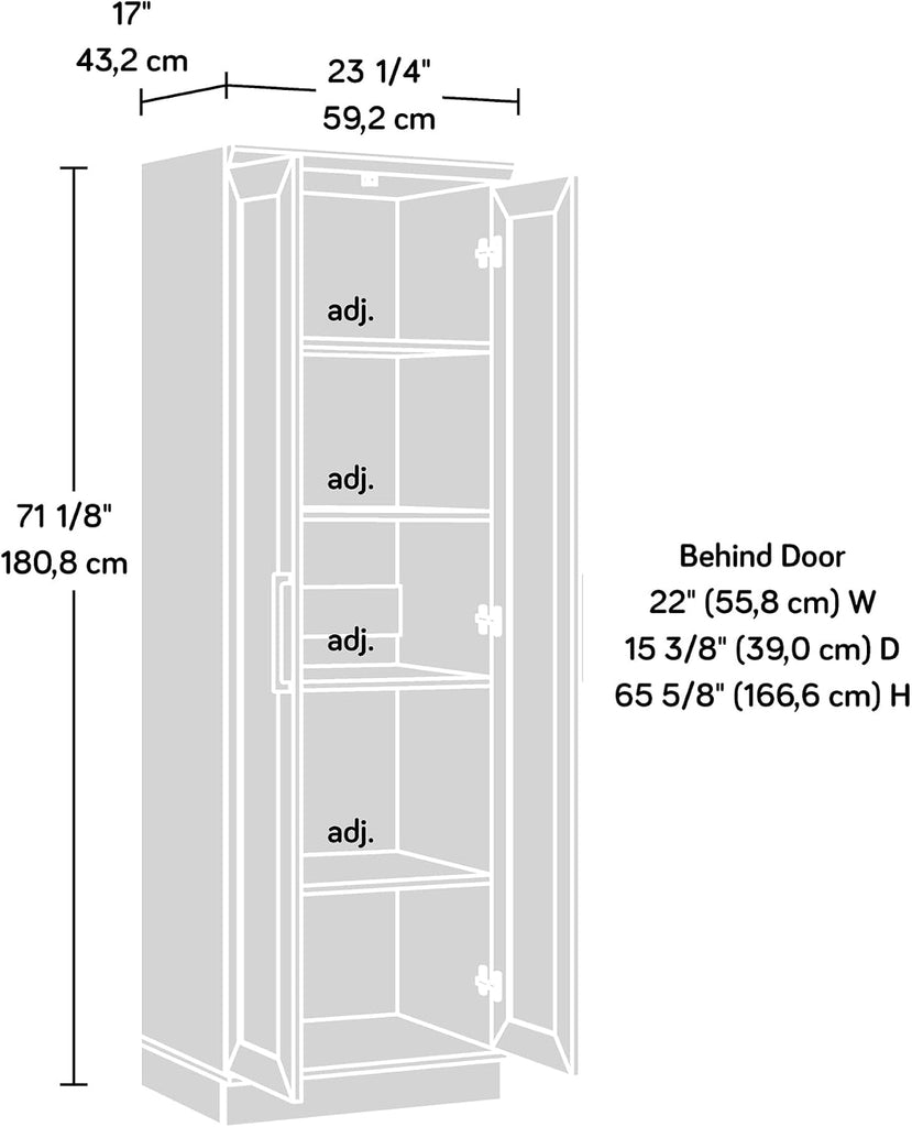 HomePlus Storage Cabinet/ Pantry cabinets, Dakota Oak finish