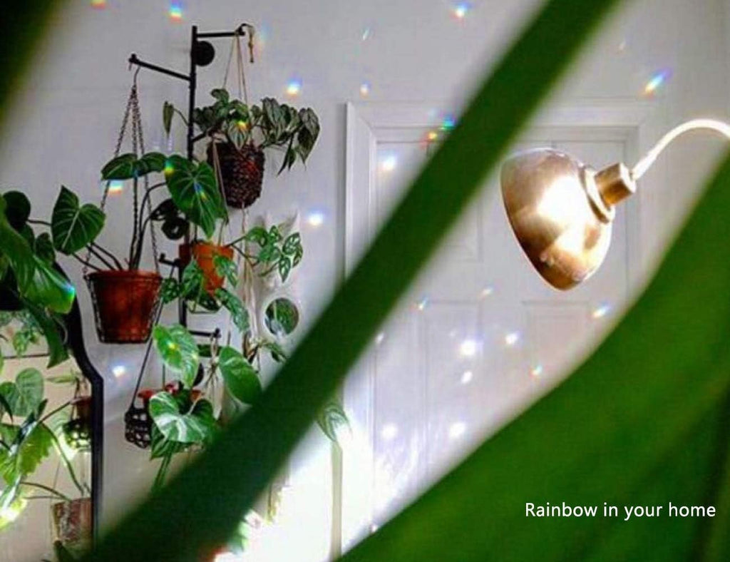 20pcs 30mm and 10 pcs 40mm Clear Crystal Prism Balls Sunshine Catcher Rainbow Pendants Maker