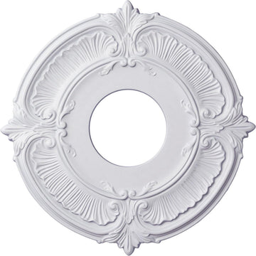 Attica Ceiling Medallion, 12 3/4"OD x 3 1/2"ID x 1/2"P, Factory Primed